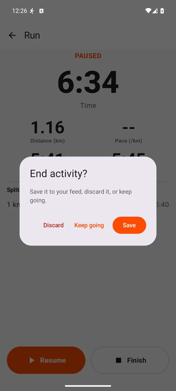 Android end activity confirmation